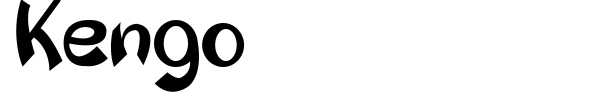 Kengo font