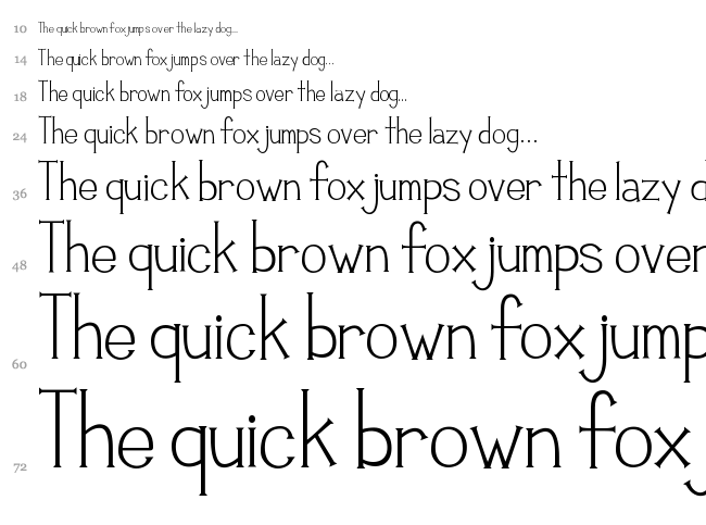 KG Compassion font waterfall