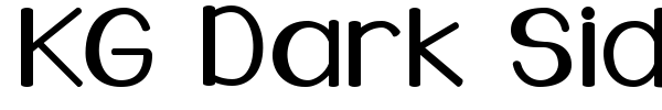 KG Dark Side font