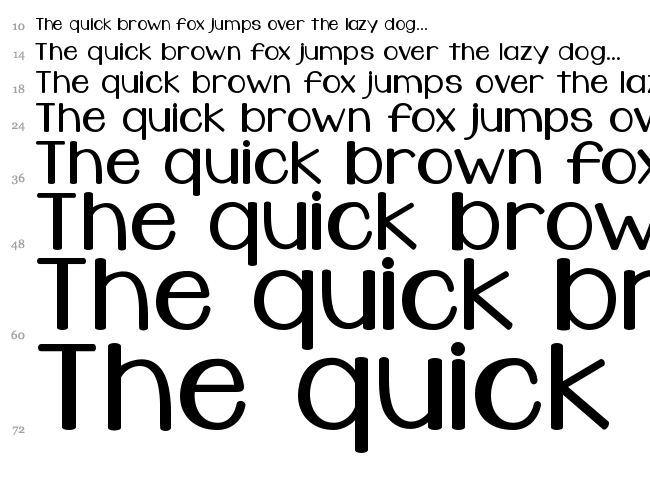 KG Dark Side font waterfall