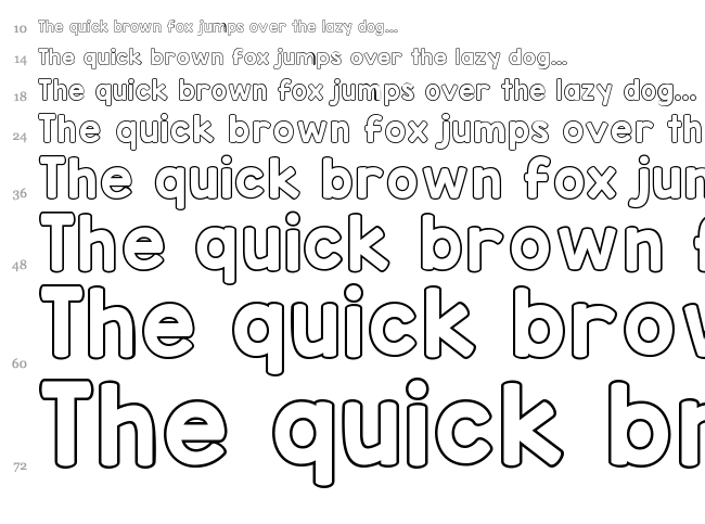 KG Red Hands font waterfall