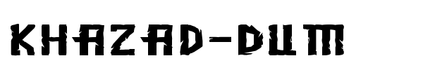 Khazad-Dum font preview