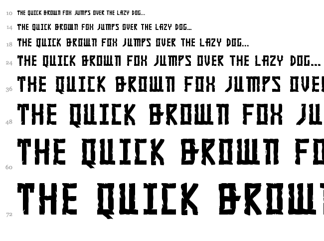 Khazad-Dum font waterfall