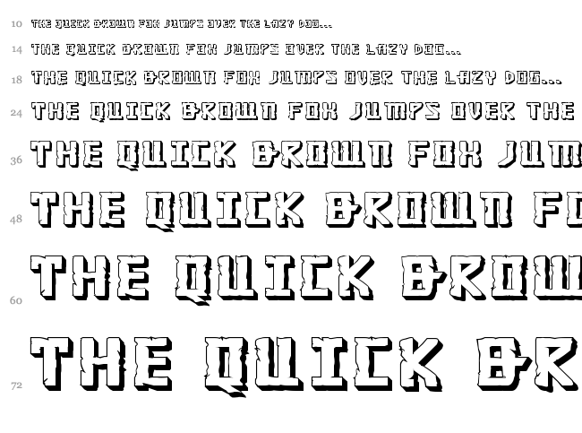 Khazad-Dum font waterfall