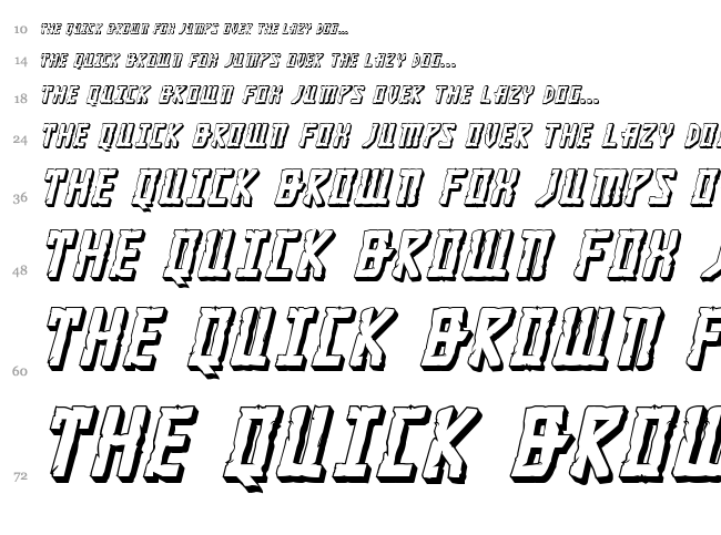 Khazad-Dum font waterfall