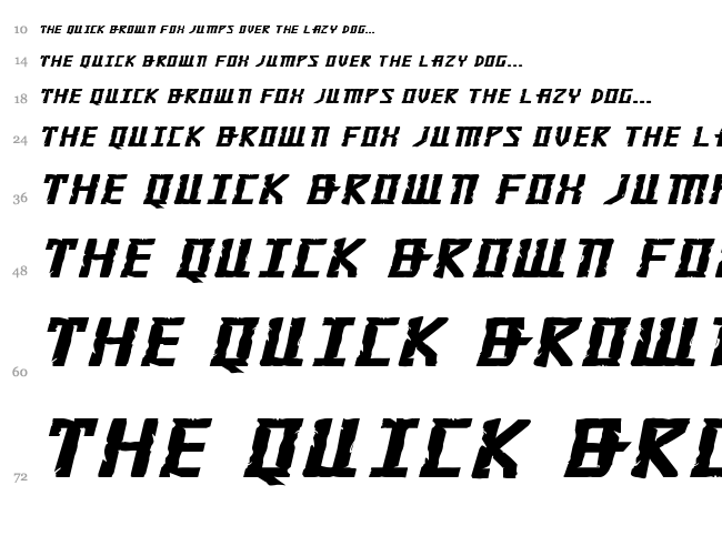 Khazad-Dum font waterfall