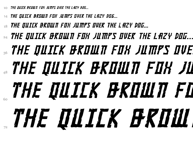 Khazad-Dum font waterfall
