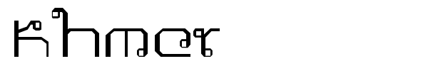 Khmer font preview