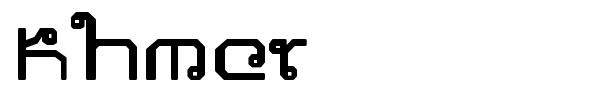 Khmer font preview