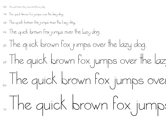 Kindness font waterfall