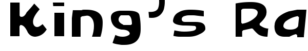 King's Ransom font