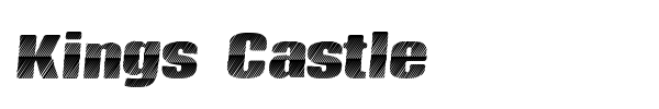Kings Castle font