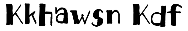 Kkhawsn Kdf font