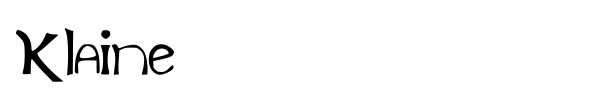 Klaine font preview