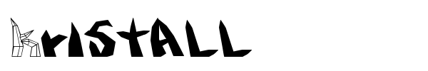 Kristall font