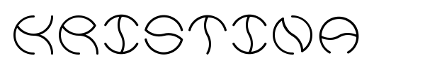 Kristina font