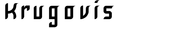 Krugovis font preview