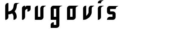 Krugovis font preview