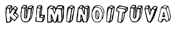 Kulminoituva font