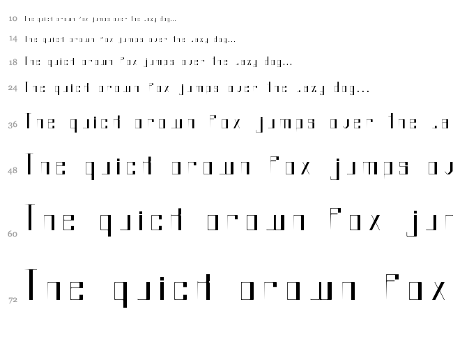 Kuudere font waterfall