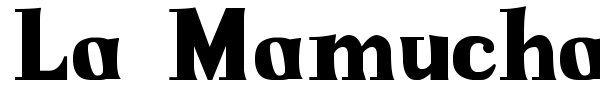 La Mamucha font