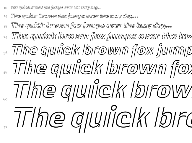 La Pejina FFP font waterfall
