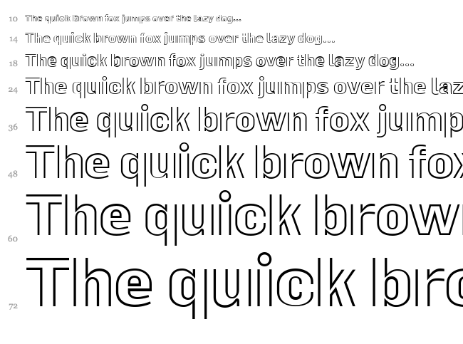 La Pejina FFP font waterfall