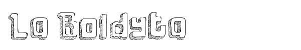 La Boldyta font