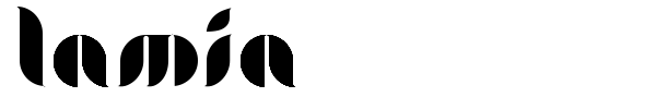 Lamia font