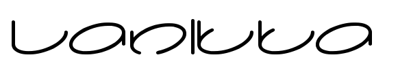 Lanitta font