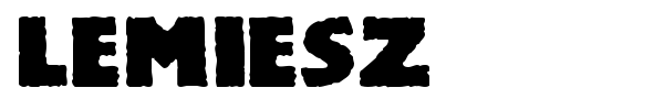 Lemiesz font