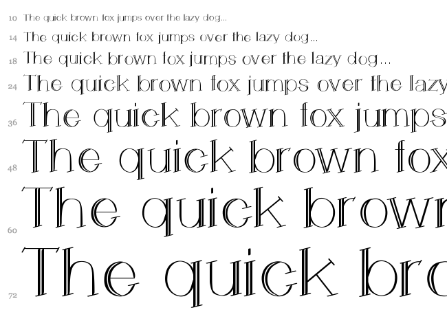 Lemon Cookie font waterfall
