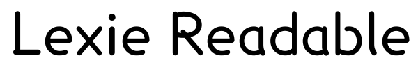 Lexie Readable font preview