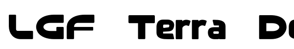 LGF Terra Demo font