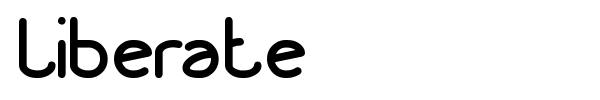 Liberate font