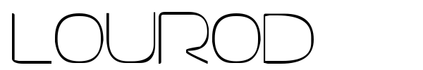 Lourod font