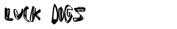 Luck Dogs font