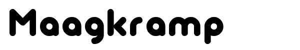 Maagkramp font