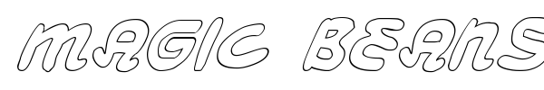 Magic Beans font