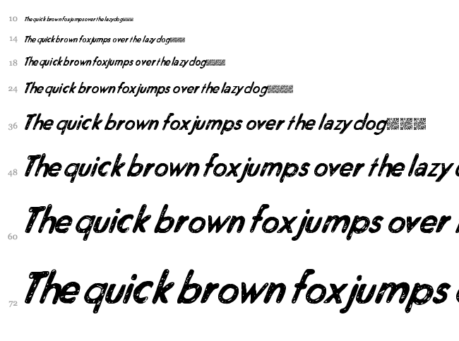 Magnetic Friends font waterfall