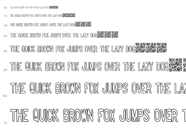 Making Ideas font waterfall
