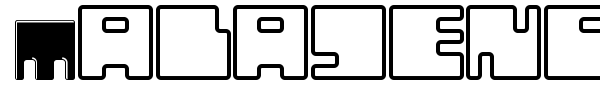 Malajeno font
