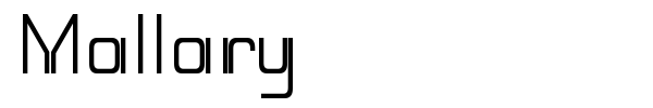 Mallary font