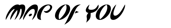 Map Of You font