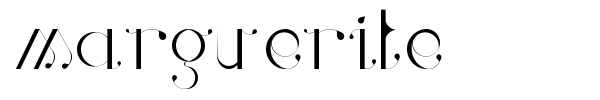 Marguerite font