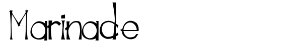 Marinade font