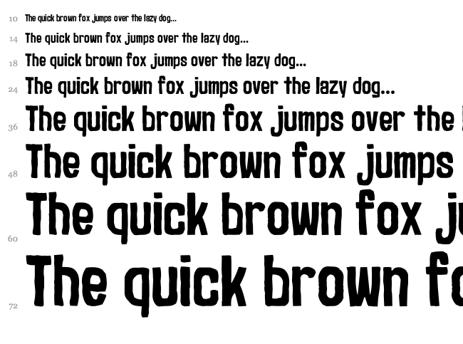 Marker2 font waterfall