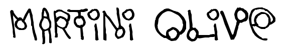 Martini Olive font