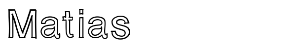 Matias font preview
