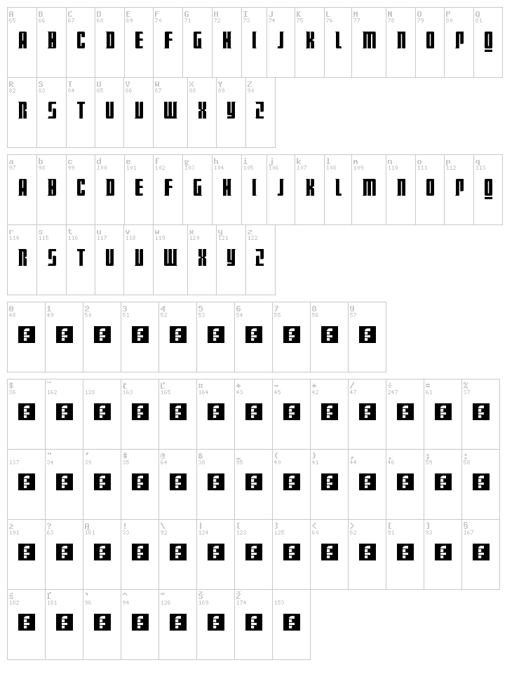 Matt Smith Doctor Who font map